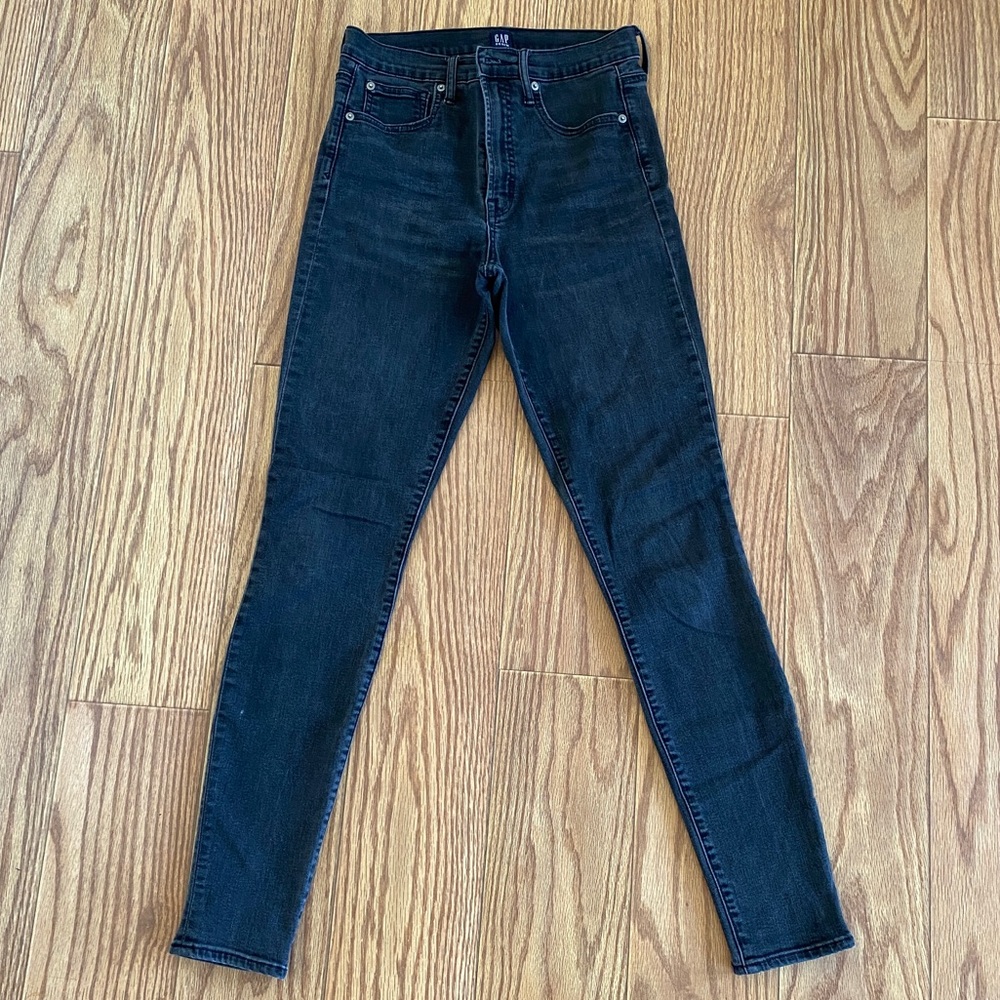 Gap true skinny 28 tall black jeans